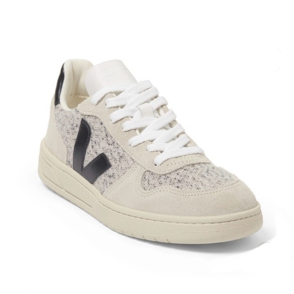 Veja V-10 Suede Tweed Sneakers 37 US6 - Picture 3 of 10
